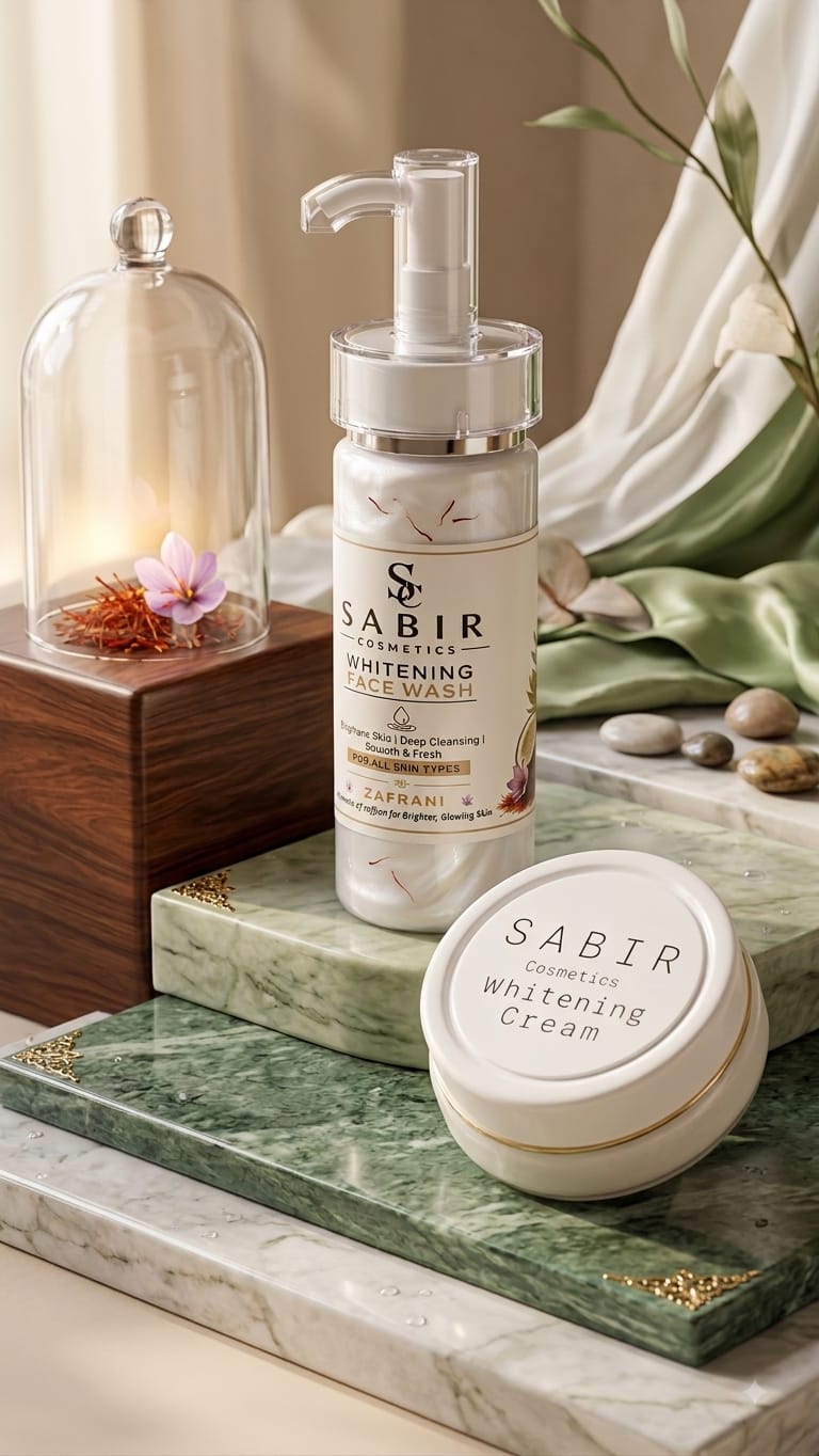 Saffron Infused Glow Essentials(whitening face wash + glowing night cream)