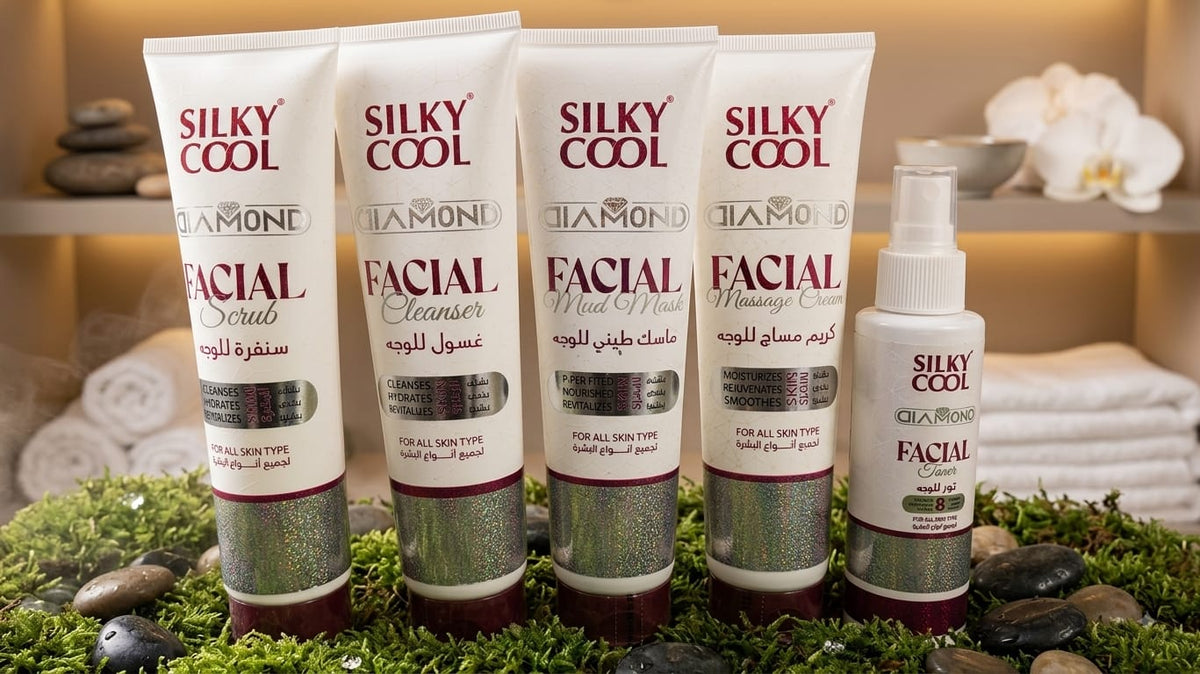 Silky Cool Diamond Facial Care Range