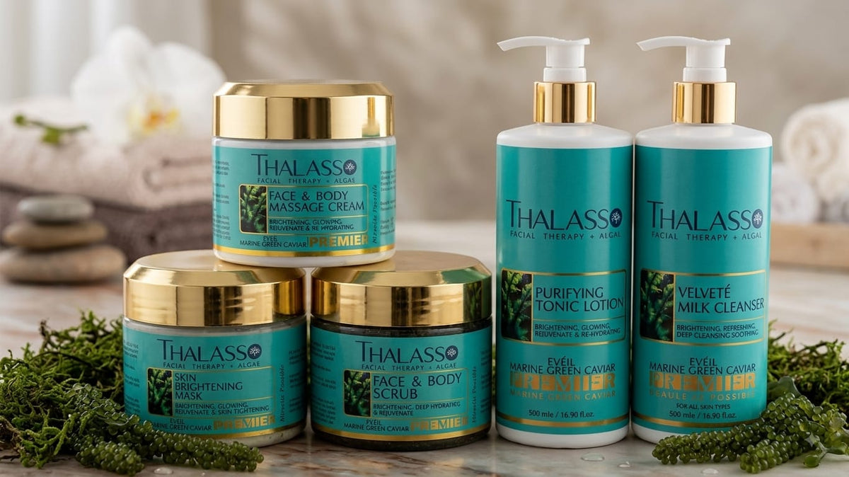 Thalasso Facial Therapy + Algae (Marine Green Caviar Series - Large Formats)