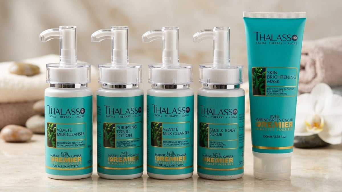 Thalasso Facial Therapy + Algae (Marine Green Caviar Series - Pump & Tube Formats)