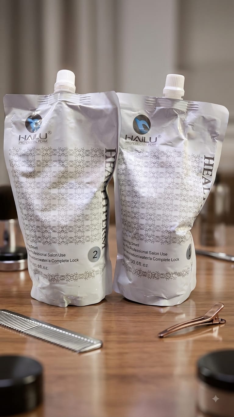 Hailu Professional Low-Smell Rebonding & Water-Lock Perm System - 900ml