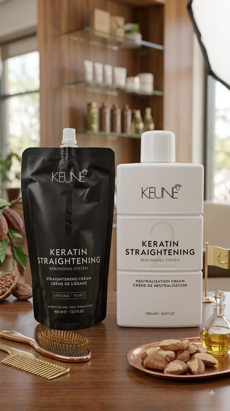 Keune Keratin Straightening Rebonding System Kit - 400ml & 1000ml