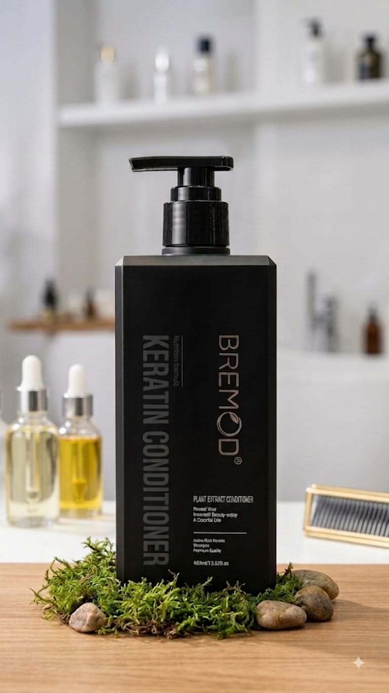 Bremod Keratin Conditioner Plant Extract Nutrition Formula - 400ml